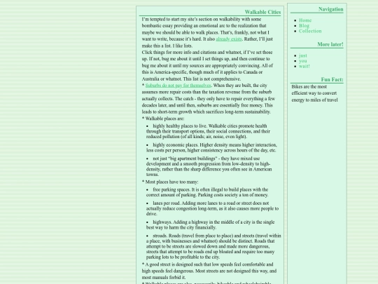 walkable-list screenshot