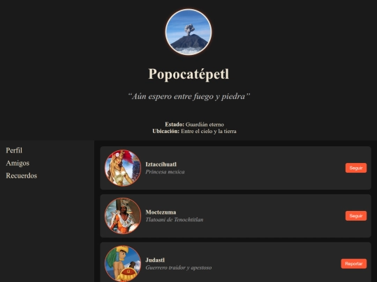 Popocatepetl/amigos screenshot