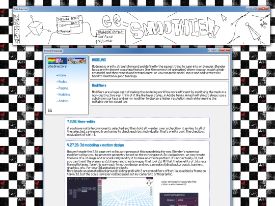 Modeling screenshot