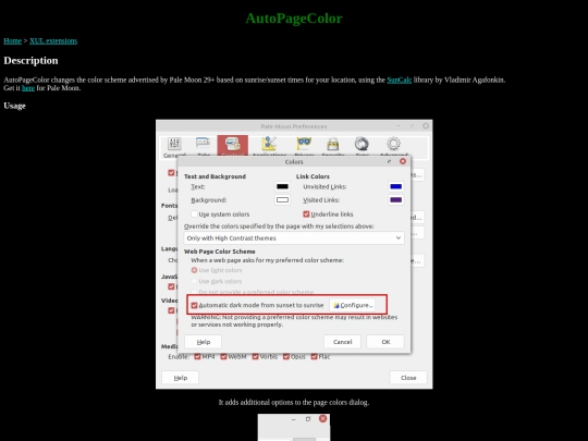 xul/autopagecolor/autopagecolor screenshot