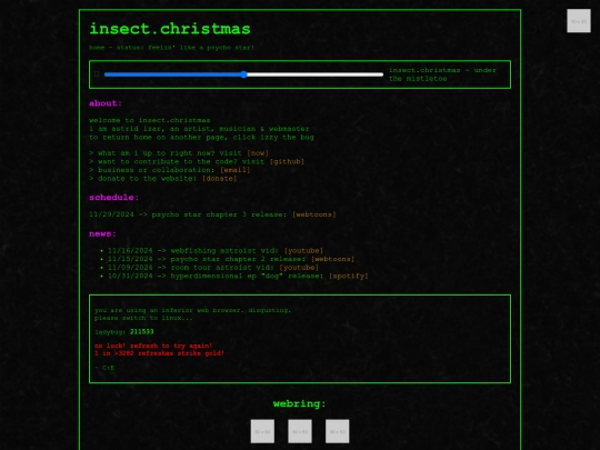 insect screenshot