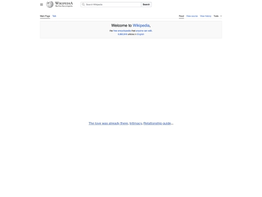 wikipedia/lovestory screenshot