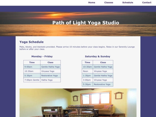 ch10yoga(6.28.24)/schedule screenshot