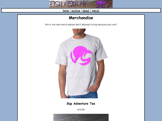 merch screenshot