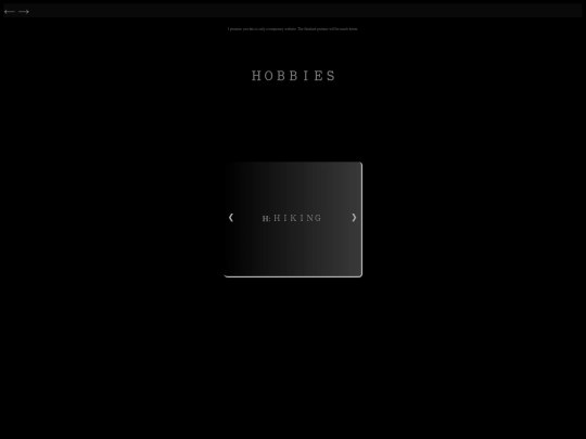 hobbies screenshot