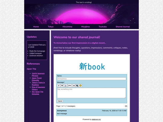 Shared Journal screenshot