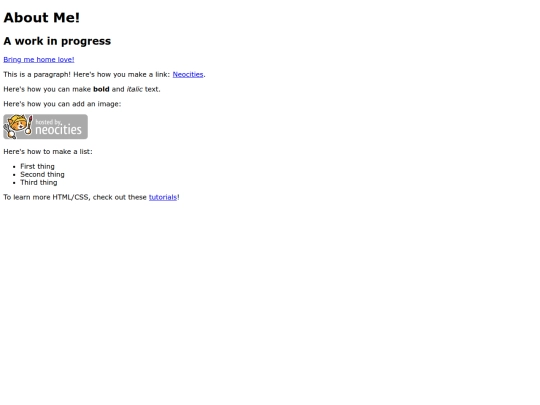 About-Me screenshot