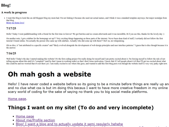 blog screenshot