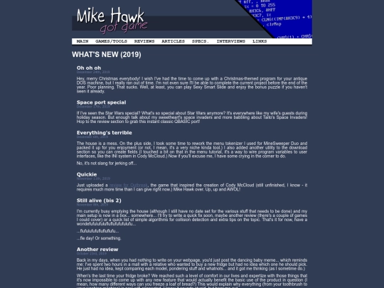 archives/updates2019 screenshot