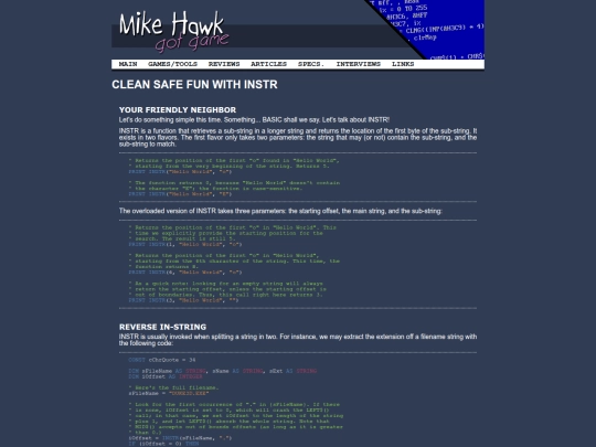articles/instr screenshot