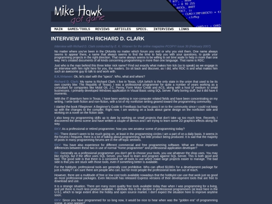 interviews/RichardClark screenshot