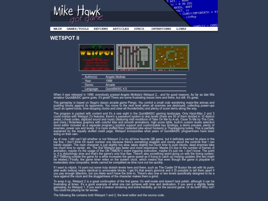 reviews/wetspot screenshot
