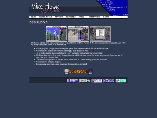 utils/debuild screenshot