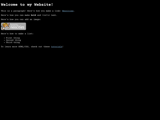 test screenshot