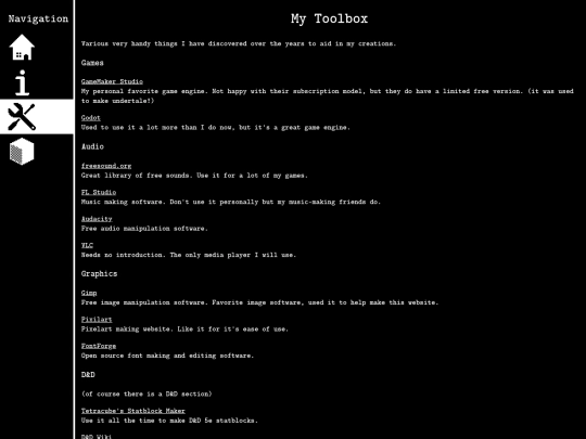 tools screenshot