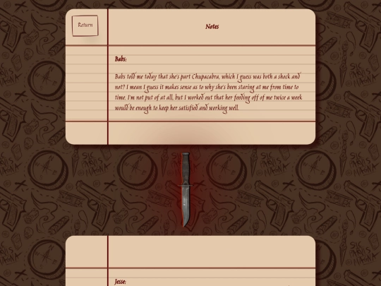 Notes screenshot