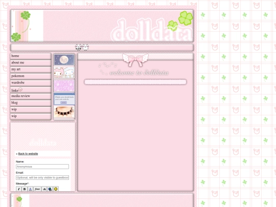 links screenshot