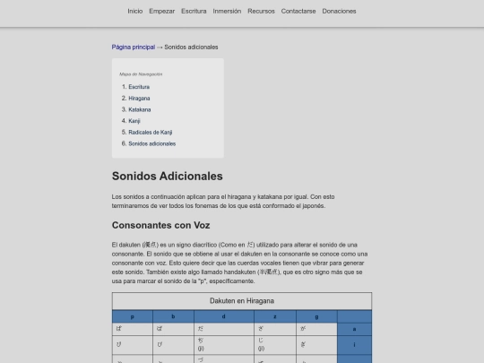 Contenido/Escritura/sonidos screenshot