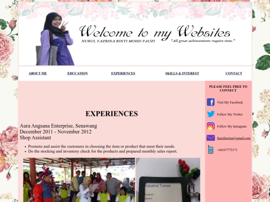 experiences screenshot