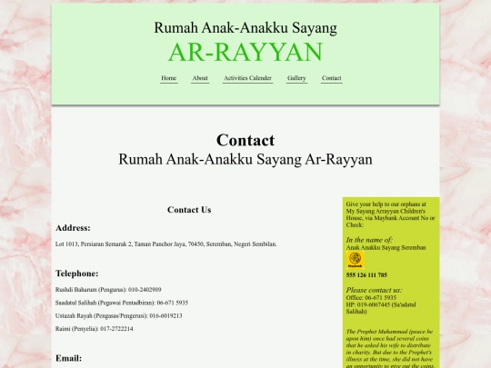 rumahanakyatim/contact screenshot