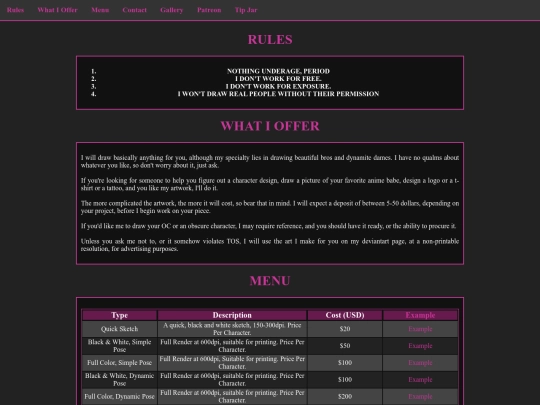 index screenshot