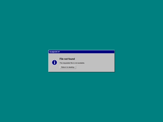 not_found screenshot