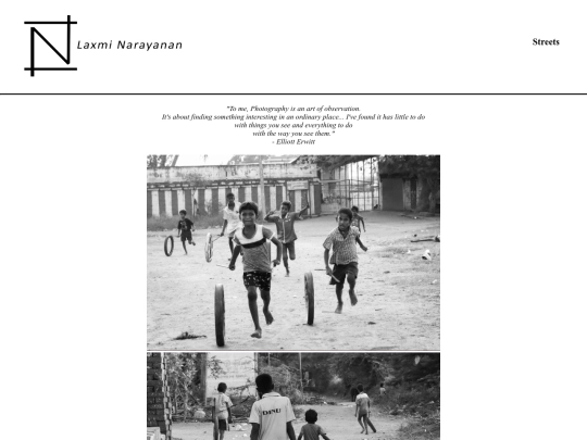 portfolio/Streets screenshot