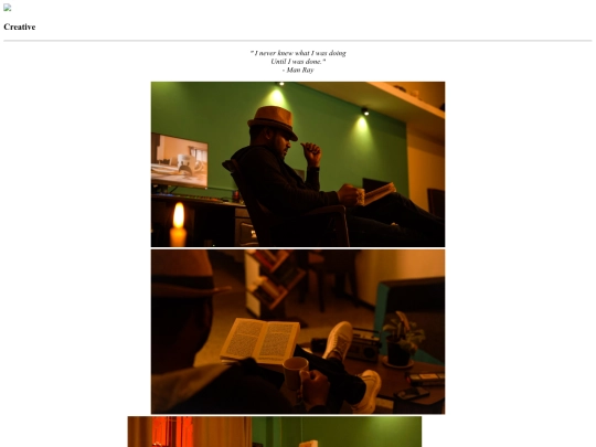 portfolio/creative screenshot