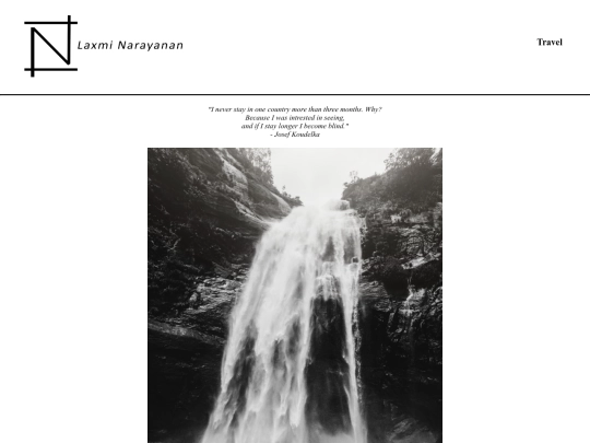 portfolio/travel screenshot