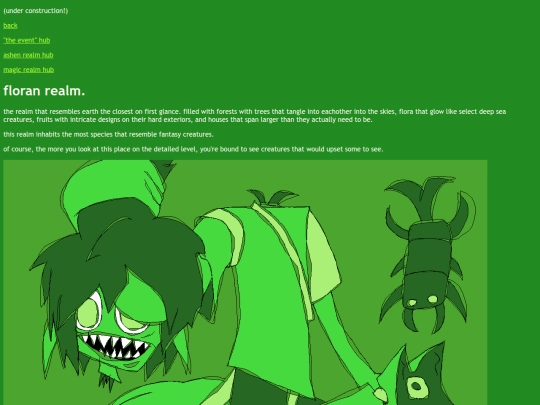 worldbuilding/imperfect fantasy/foresthub screenshot