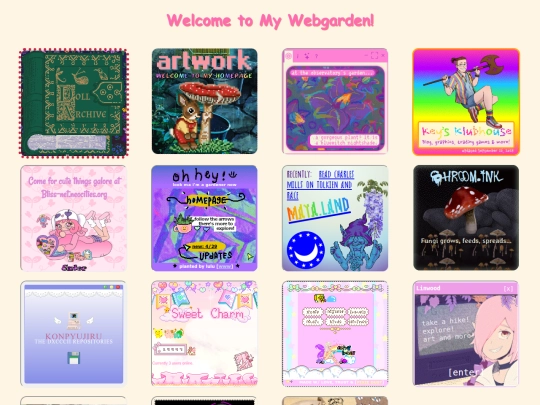 other links/webgardens screenshot