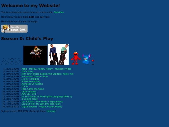videos screenshot