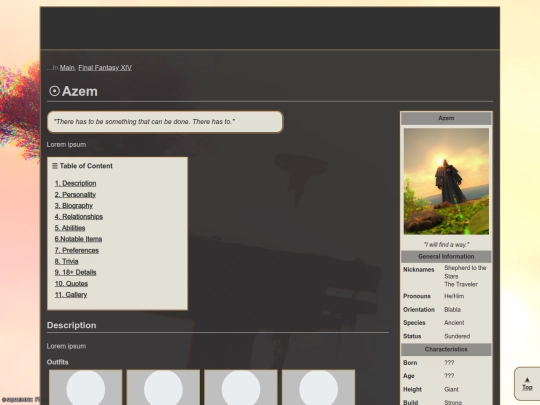 character_pages/ffxiv/azem/profile screenshot