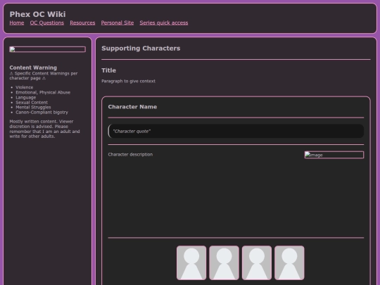 character_pages/npctemplate screenshot