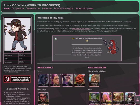 index screenshot