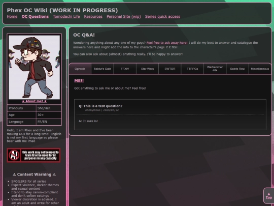 quastions screenshot