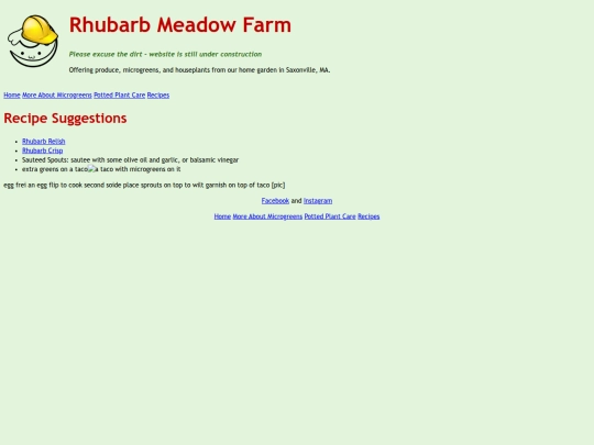 recipes screenshot