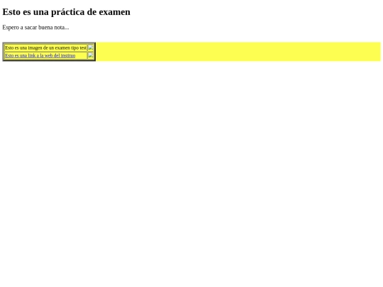 practica examen screenshot