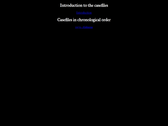 nexus/casefiles/casefileindex screenshot