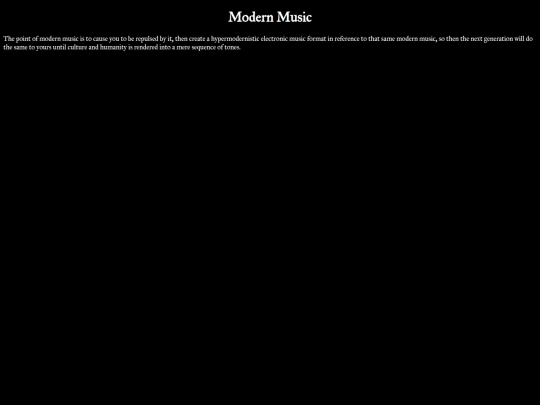 philosophy/music screenshot