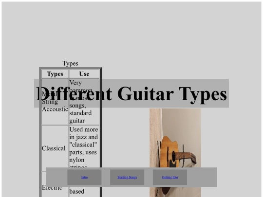 FinalProject/TypesPage screenshot