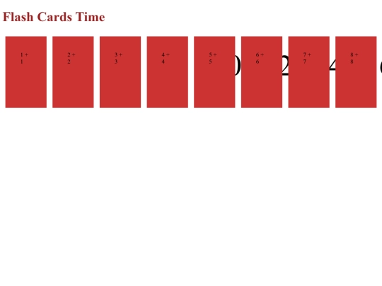 FlashCardsAssignment/FlashCards screenshot
