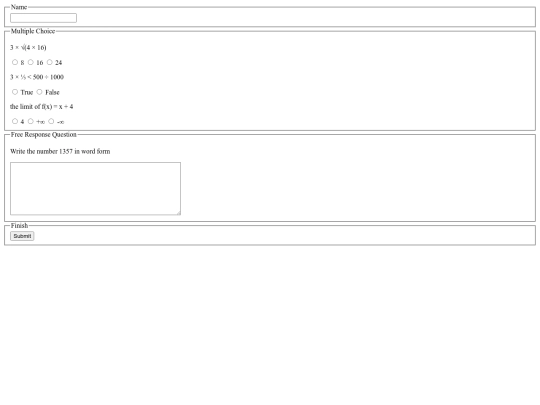 MathAssignmentJoshBell screenshot