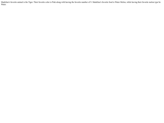 Semester 2/FavoriteThingsAssignment screenshot