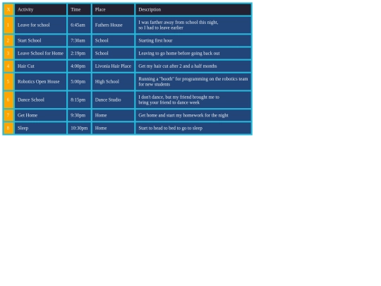 StylishSchedule screenshot