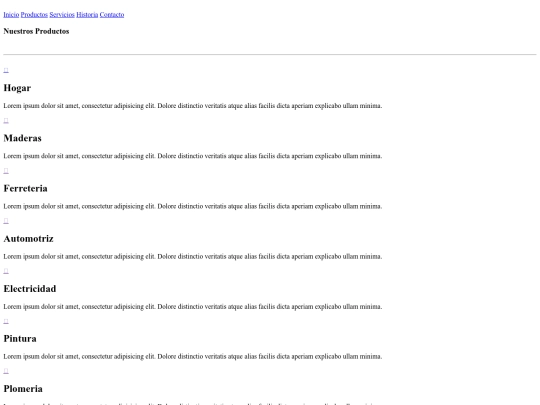 productos screenshot