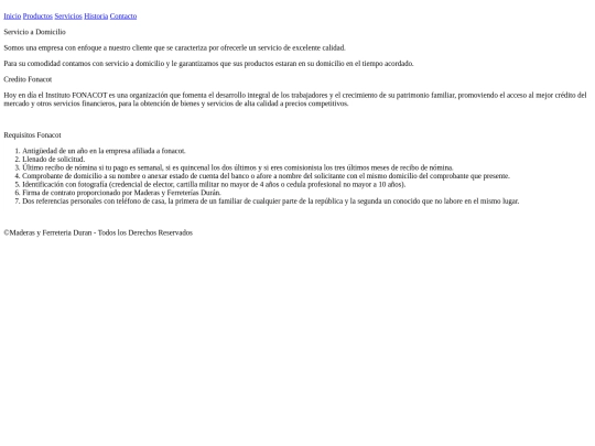 servicios screenshot