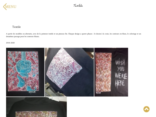 html_portfolio/Textile screenshot