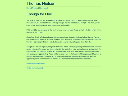 projects/enoughforone screenshot