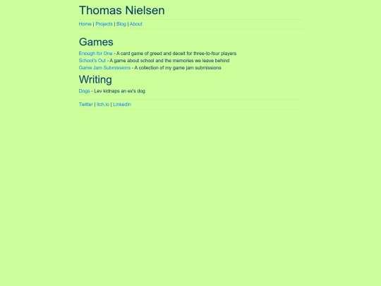 projects/list screenshot